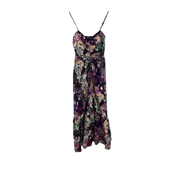 A.L.C. Dresses & Skirts - A.L.C Lilah Floral Tiered Midi Flounce Dress Sz 0 MSRP$495 Boho Romantic Beach